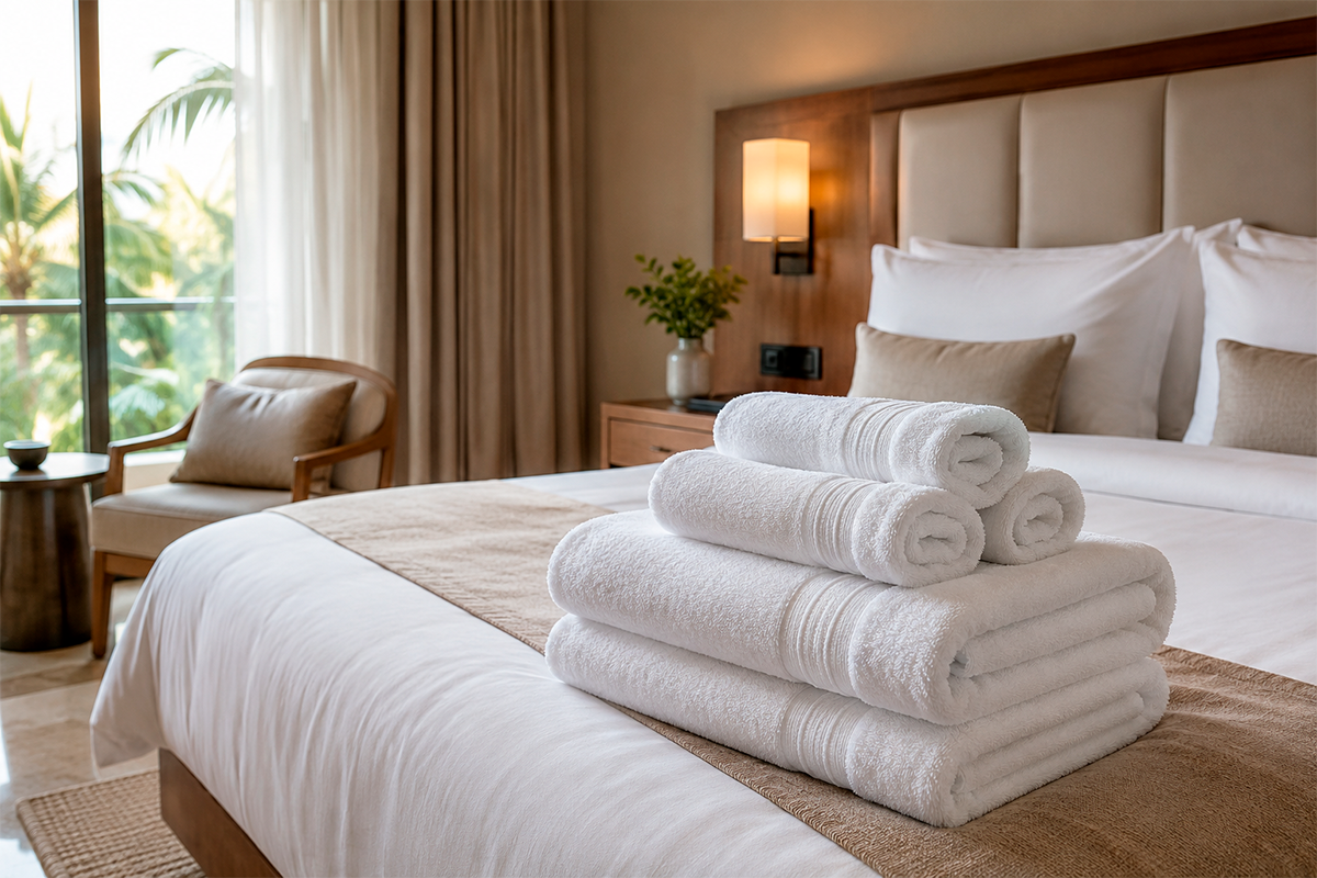 Toallas de hotelería en CDMX